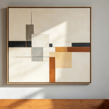 Modern Abstract Geometric Decorative Painting